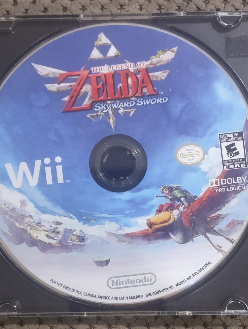 Wii The Legend Of Zelda Skyward Sword